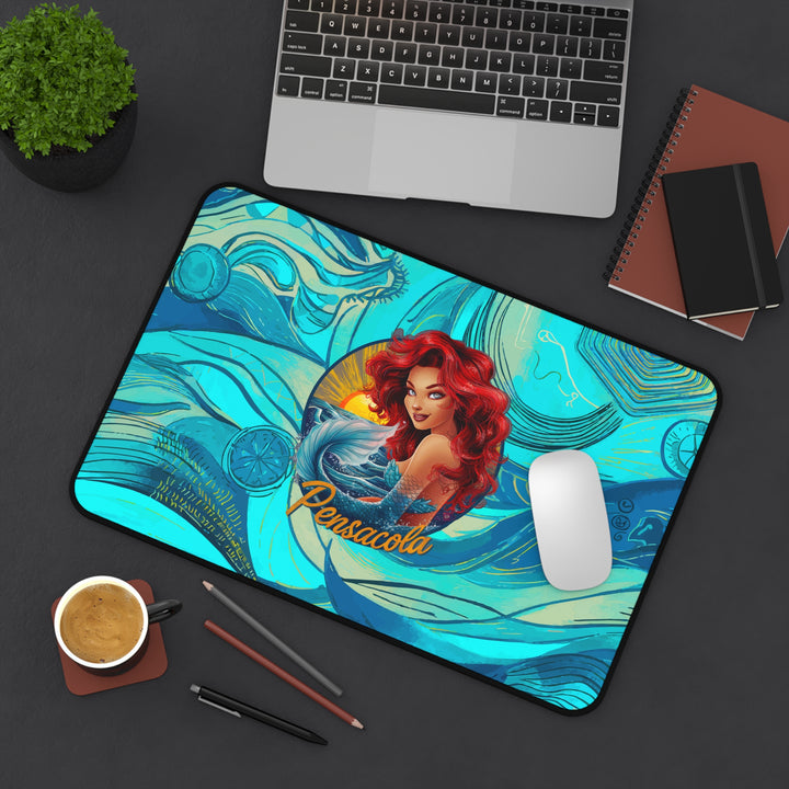 Desk Mat - Pensacola Mermaid