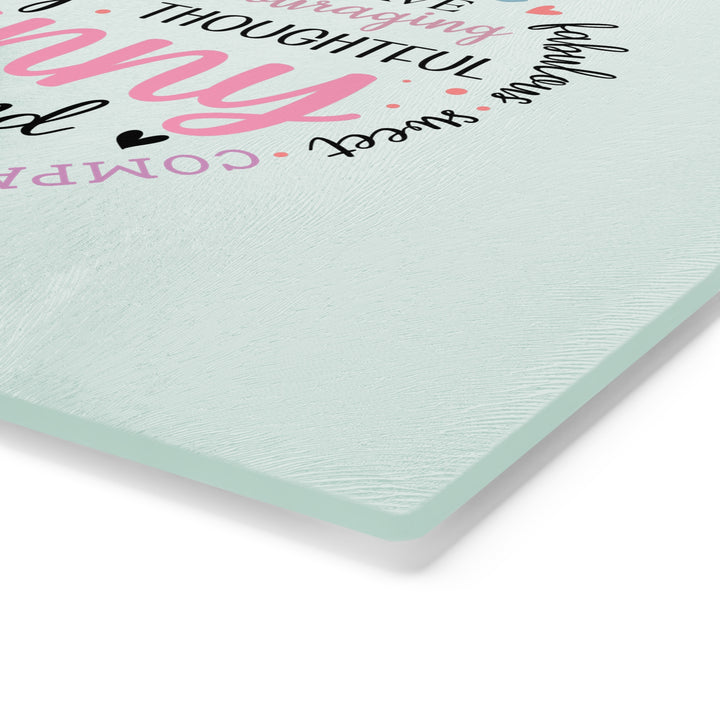 Heartfelt Granny Cutting Board - Inspirational Gift for Grandmothers