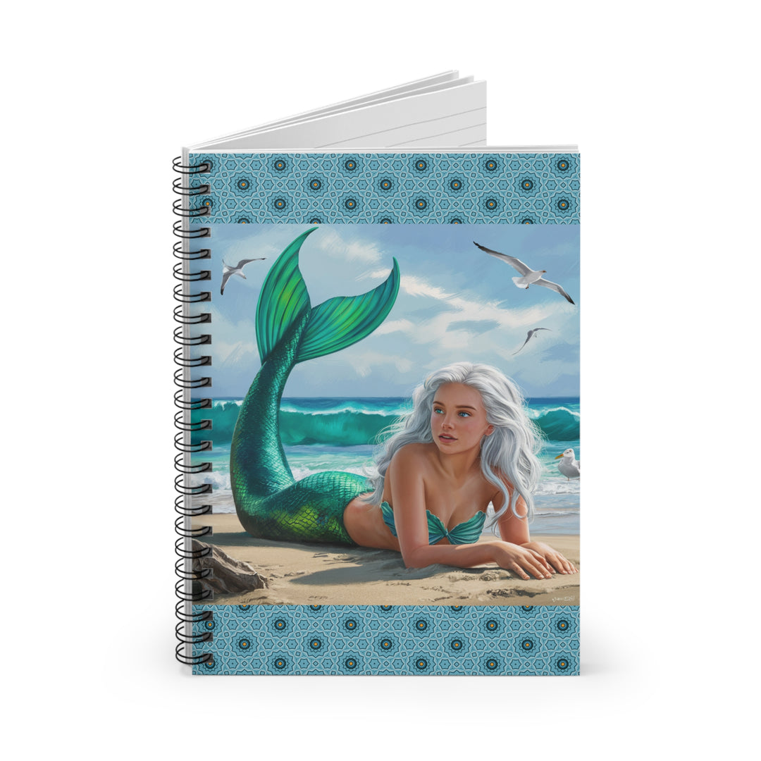 Spiral Notebook - Ruled Line - Mermaid Beach