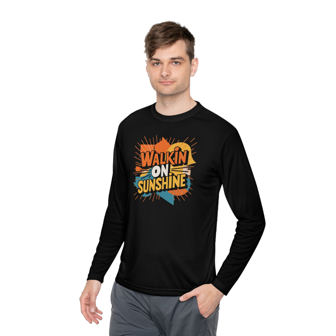 Unisex Lightweight Long Sleeve Tee - Walking On Sunshine