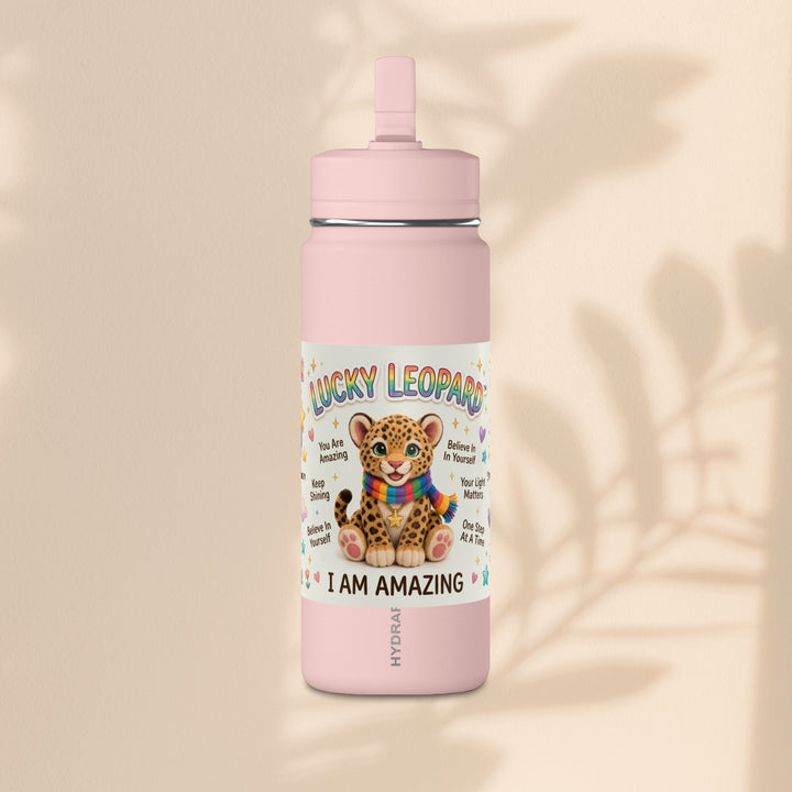 Lucky Leopard Kids Water Bottle | Brave Buddies™