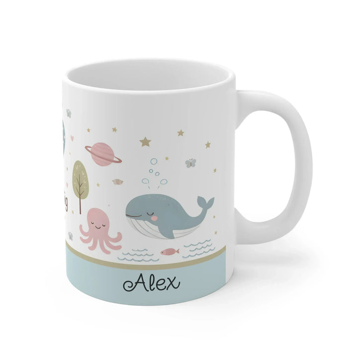 Personalized Dream Big Ocean Mug with Custom Name