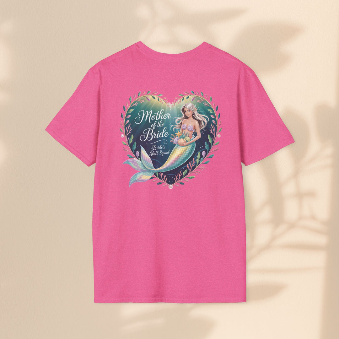 Mother of the Bride Mermaid Unisex Softstyle T-Shirt