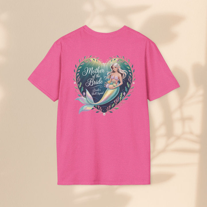 Mother of the Bride Mermaid Unisex Softstyle T-Shirt