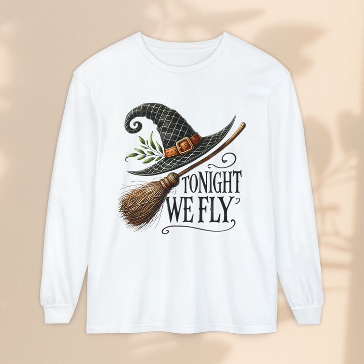 Whimsical Witch Halloween Long Sleeve T-Shirt