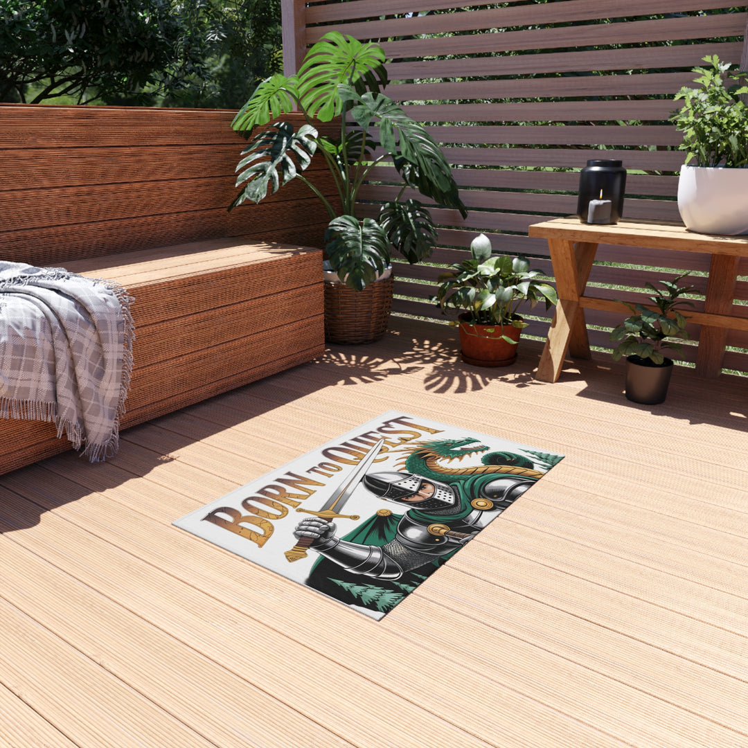 Born To Quest Outdoor Dragon Rug