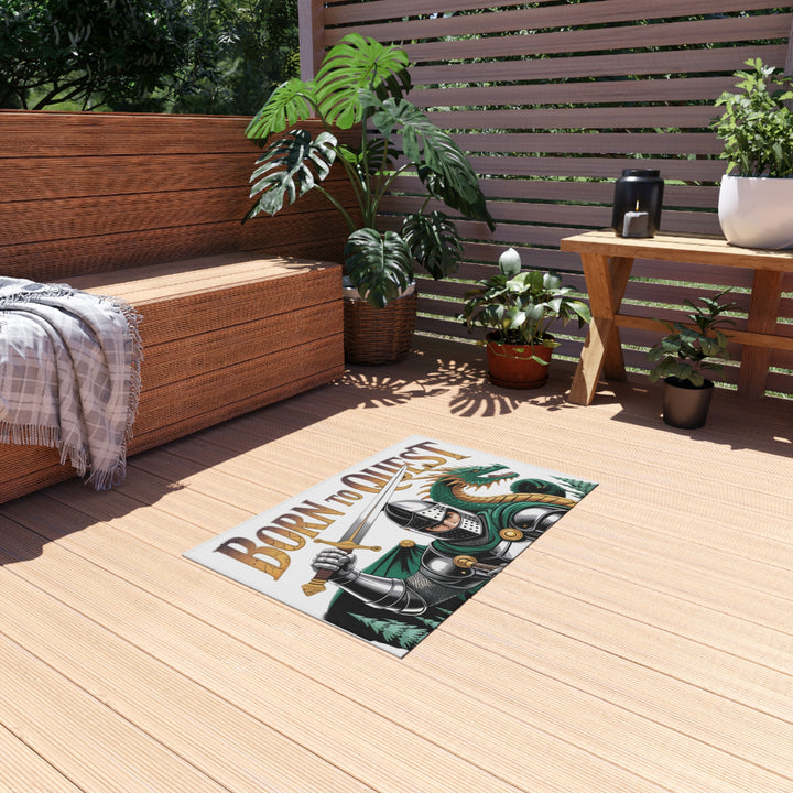 Born To Quest Outdoor Dragon Rug