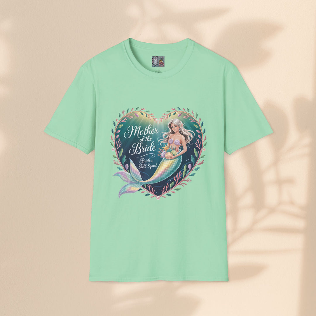 Mother of the Bride Mermaid Unisex Softstyle T-Shirt
