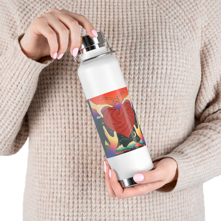 Copper Vacuum Insulated Bottle, 22oz - Give You My Heart