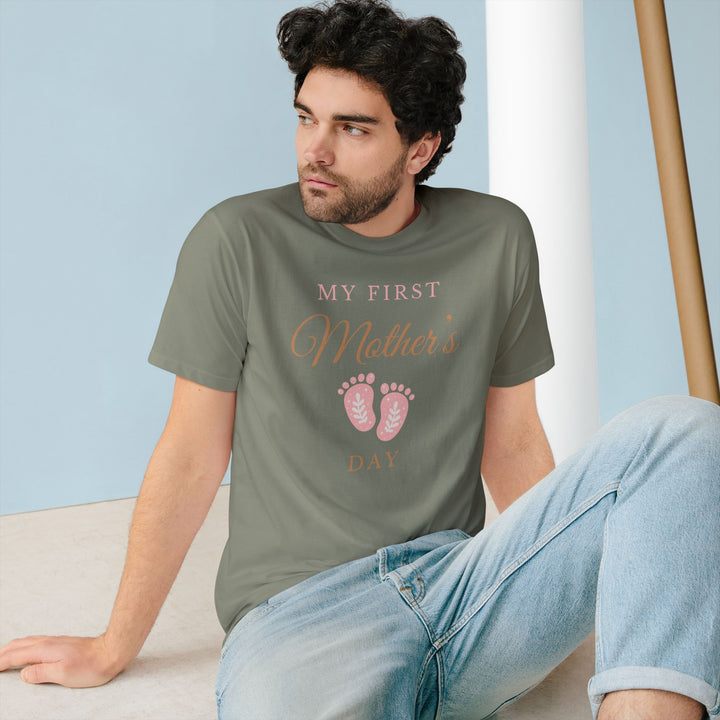 My First Mother's Day Organic T-Shirt - Baby Announcement Tee