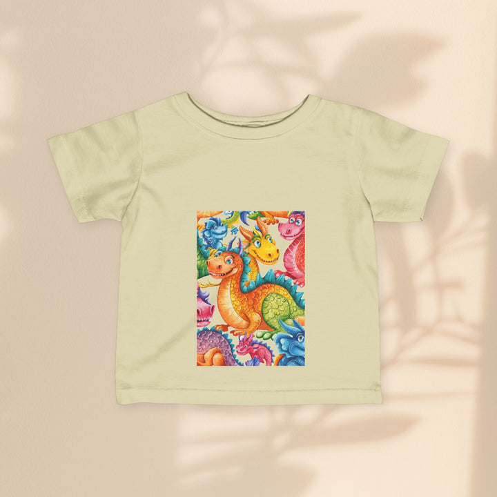 Infant Fine Jersey Tee - Happy Dragons