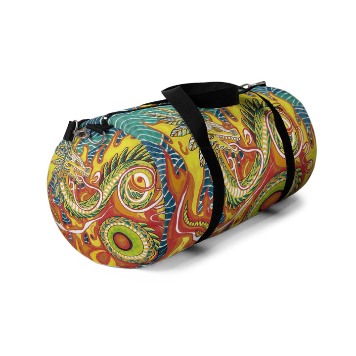 Dragon Swirl Duffel Bag – Fantasy Travel Gym Bag & Unique Weekender Gift