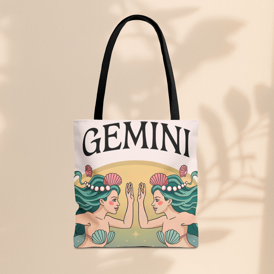 Gemini Zodiac Tote Bag, Astrological Bag, Personalized Gift, Astrology Lover, Horoscope Accessory, Birthday Present