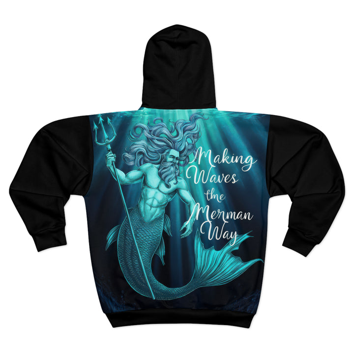 Unisex Zip Hoodie - The Merman Way