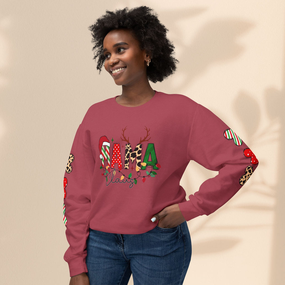 Mama Claus - Women's Lightweight Crewneck Sweatshirt