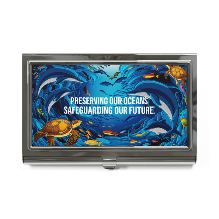 Business Card Holder - Protecting Our Oceans