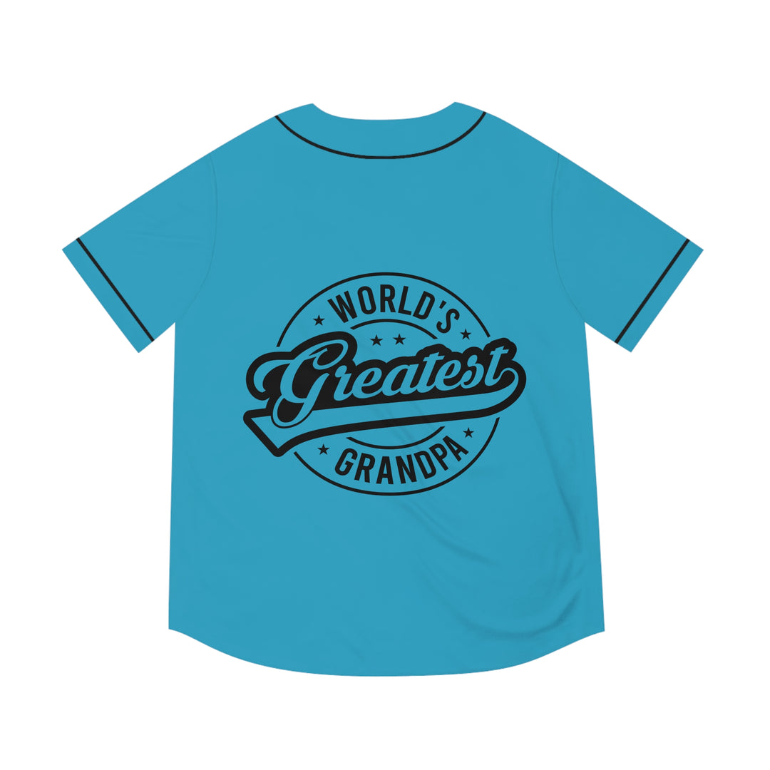 Men's Baseball Jersey (AOP) - Worlds Greatest Grandpa