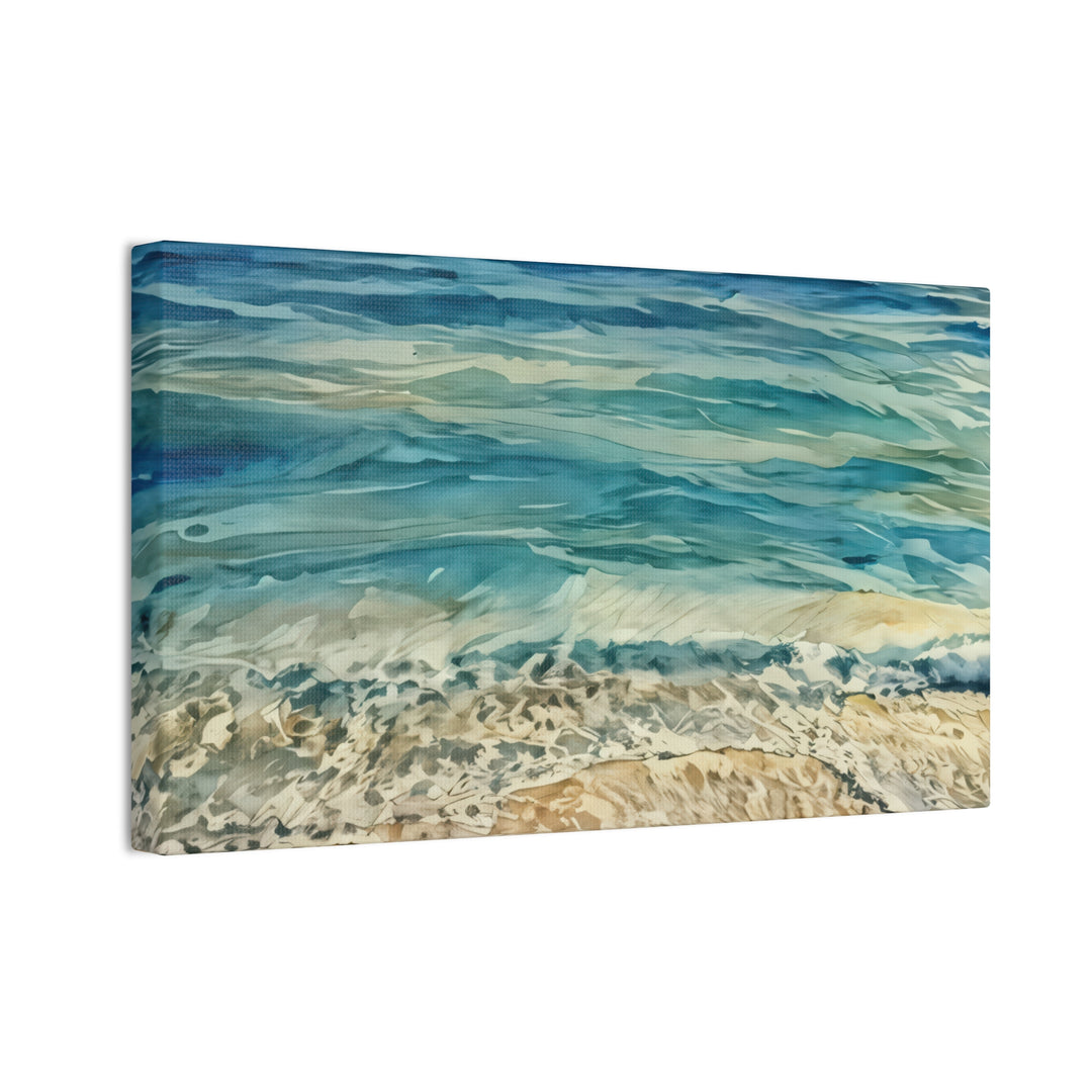 Stretched Beach Art Canvas Print