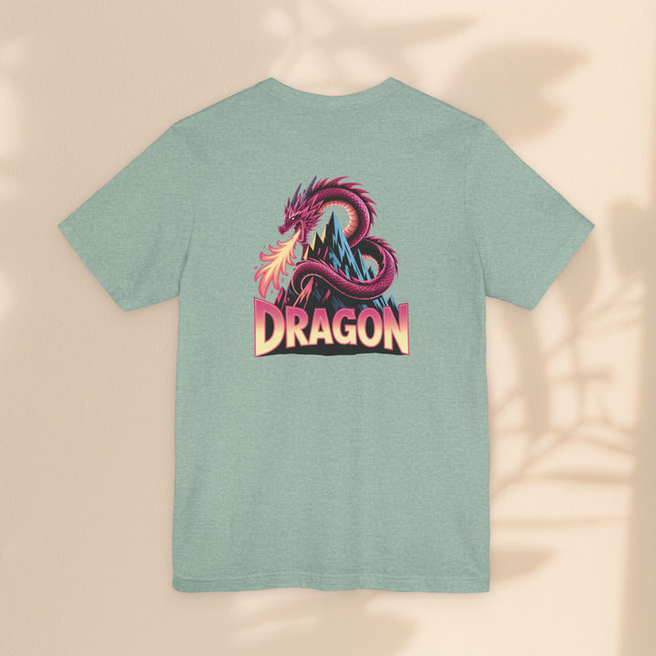 Dragon Graphic Tee, Unisex T-Shirt, Fantasy Shirt, Gift for Gamers, Dragon Lovers Shirt, Casual Wear, Unique Apparel