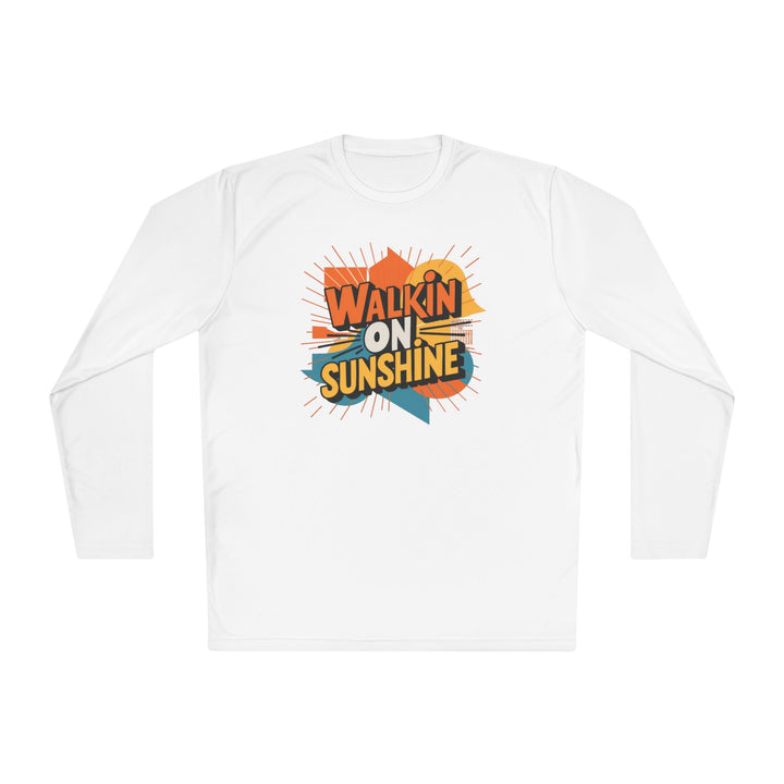 Unisex Lightweight Long Sleeve Tee - Walking On Sunshine