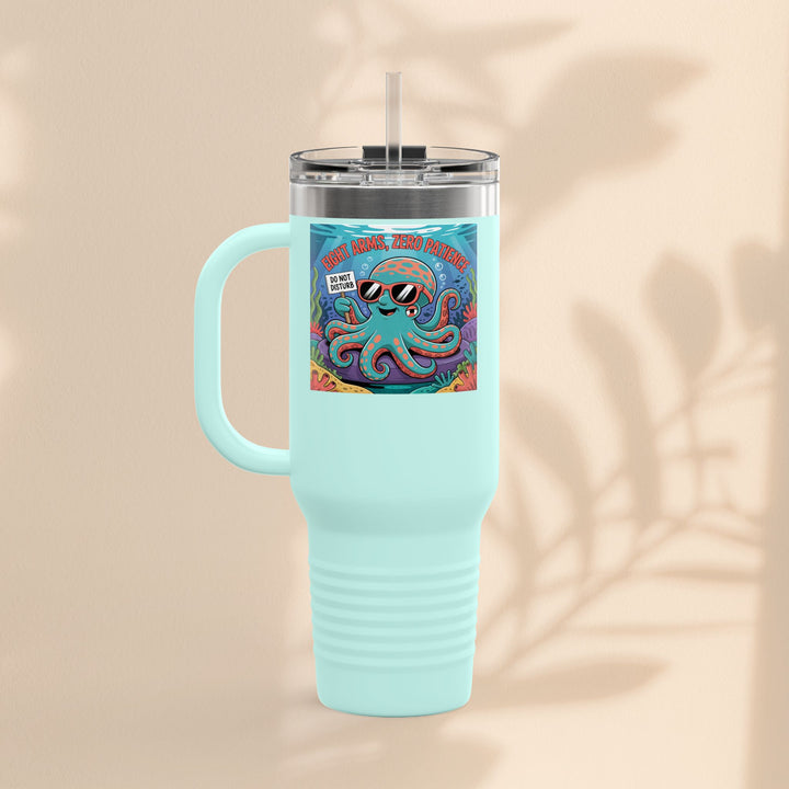Eight Arms Zero Patience Insulated Travel Mug, 40oz