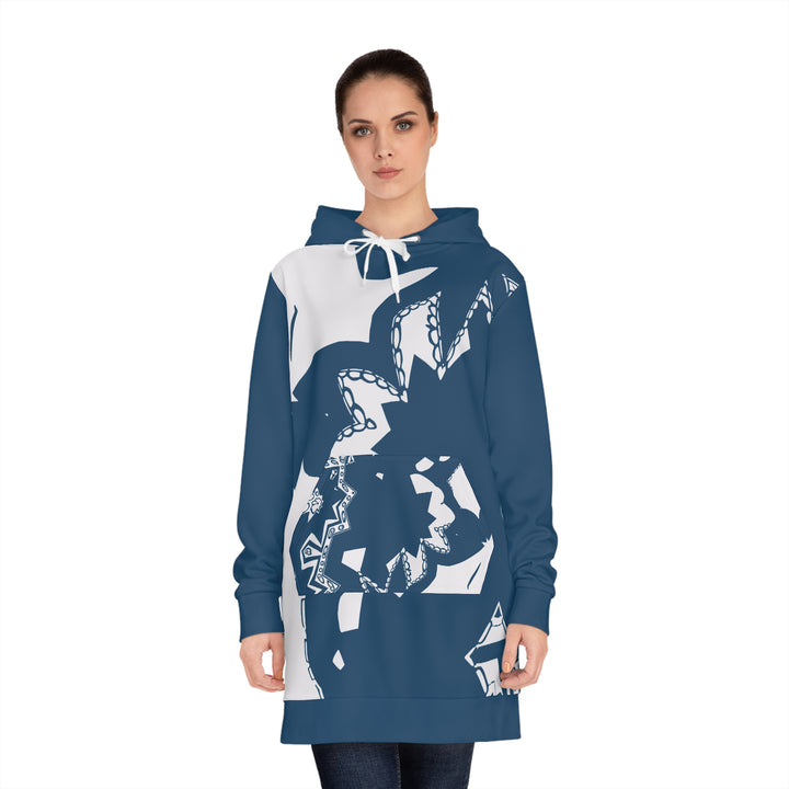 Women's Hoodie Dress - Shifting Waves