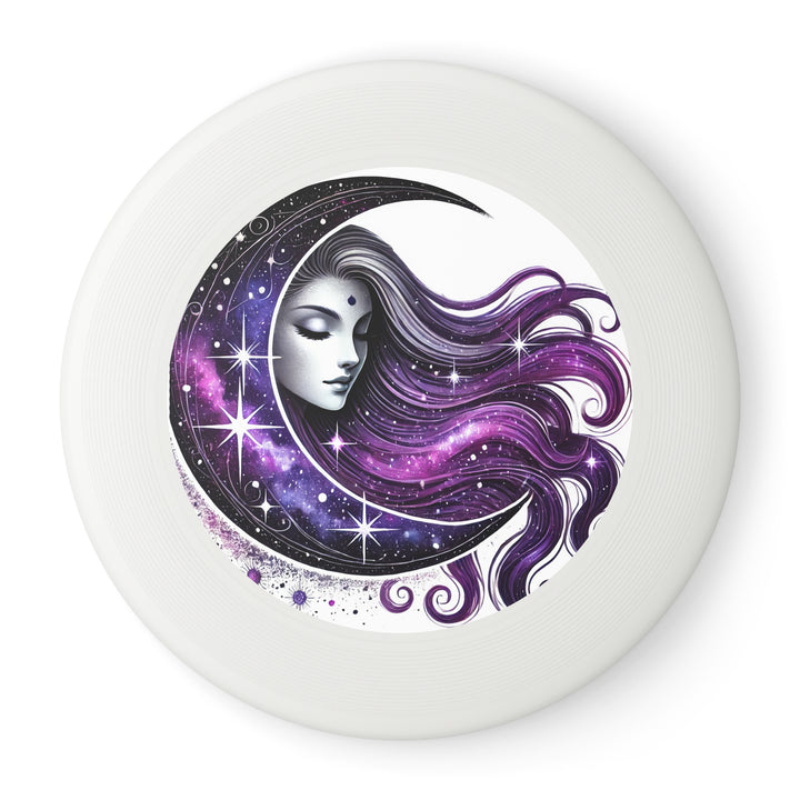 Moon Goddess Cosmic Art Frisbee – Dreamy Galaxy Flying Disc for Outdoor Fun & Gifts