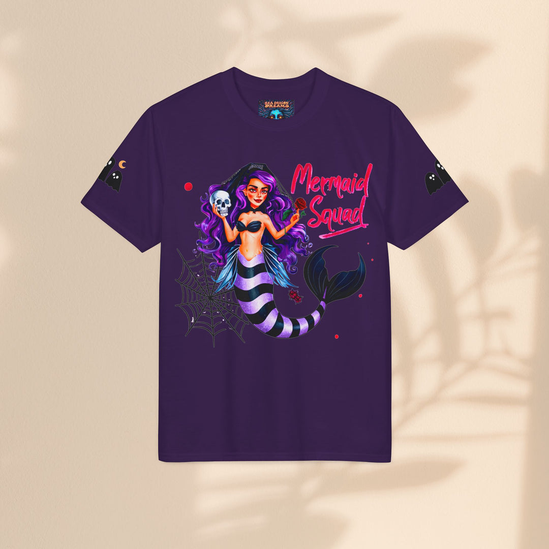 Mermaid Squad Graphic T-Shirt — Halloween Goth Mermaid Tee