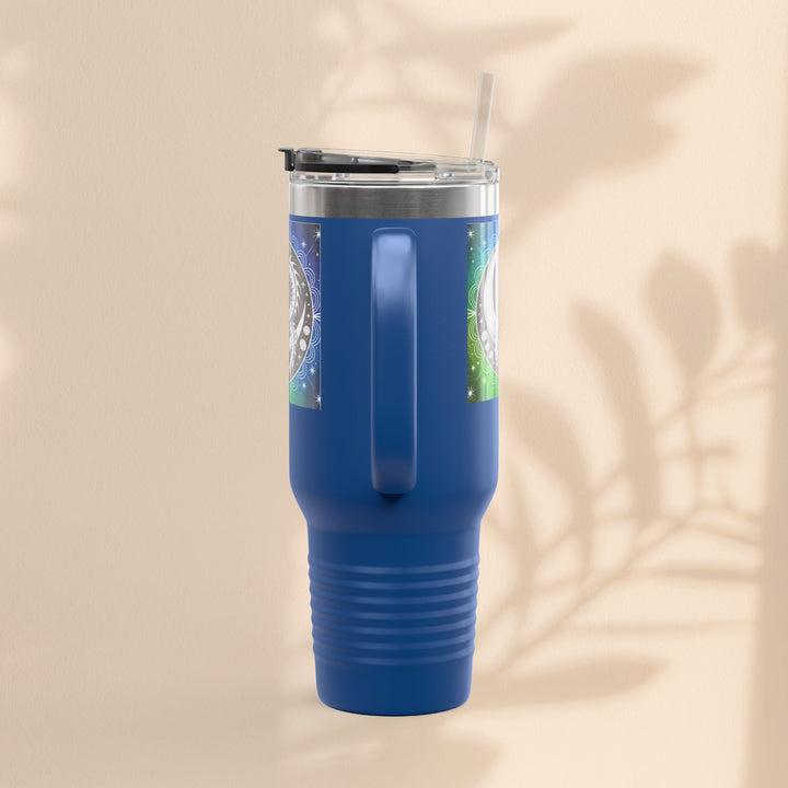 Galaxy Dragon Insulated Travel Mug - 40oz Eco-Friendly Water Bottle, Perfect for Camping, Road Trips, Gifts for Him/Her, Motivational Cup