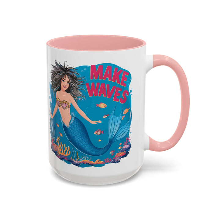 Accent Coffee Mug (11, 15oz) - Make Waves