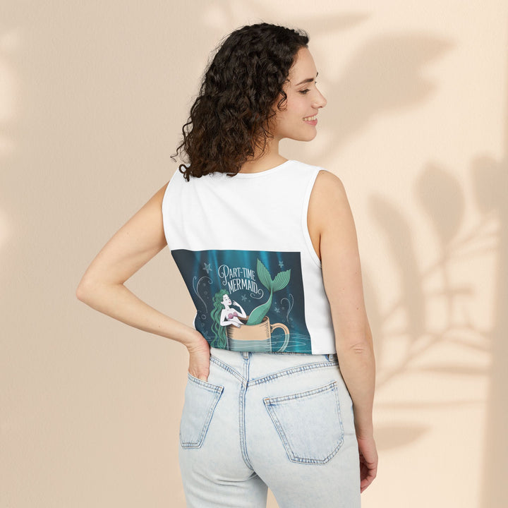 Part-Time Mermaid Unisex Tank Top, Casual Summer Tee, Cute Beachwear, Gift for Ocean Lovers, Quirky Mermaid Apparel