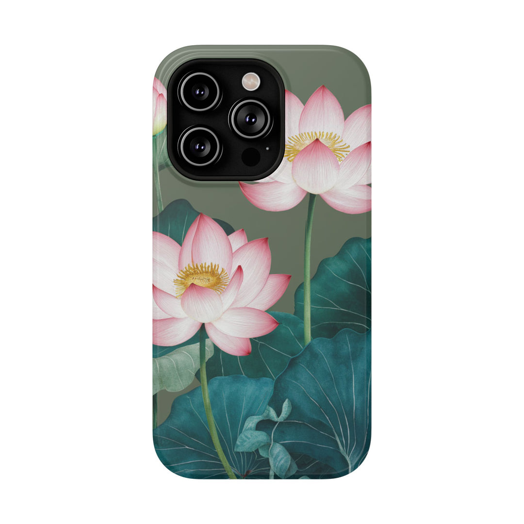 Impact-Resistant Cases - Lotus Flowers