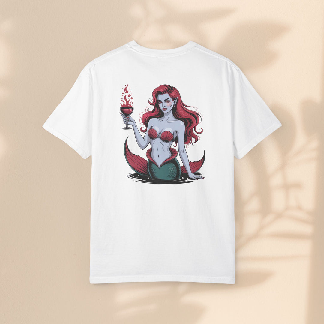 Mermaid-Themed Unisex T-Shirt – Fun Summer Apparel, Beach Lover Gift, Vintage Style Tee