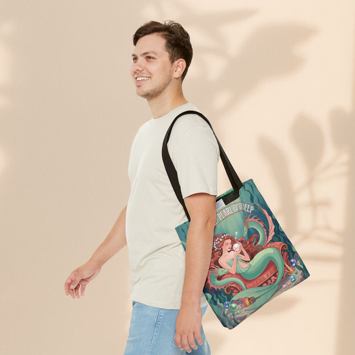 Taurus Mermaid Tote Bag, Taurus Zodiac, Ocean Lover Gift, Beach Accessory, Astrology Decor, Unique Shopping Bag