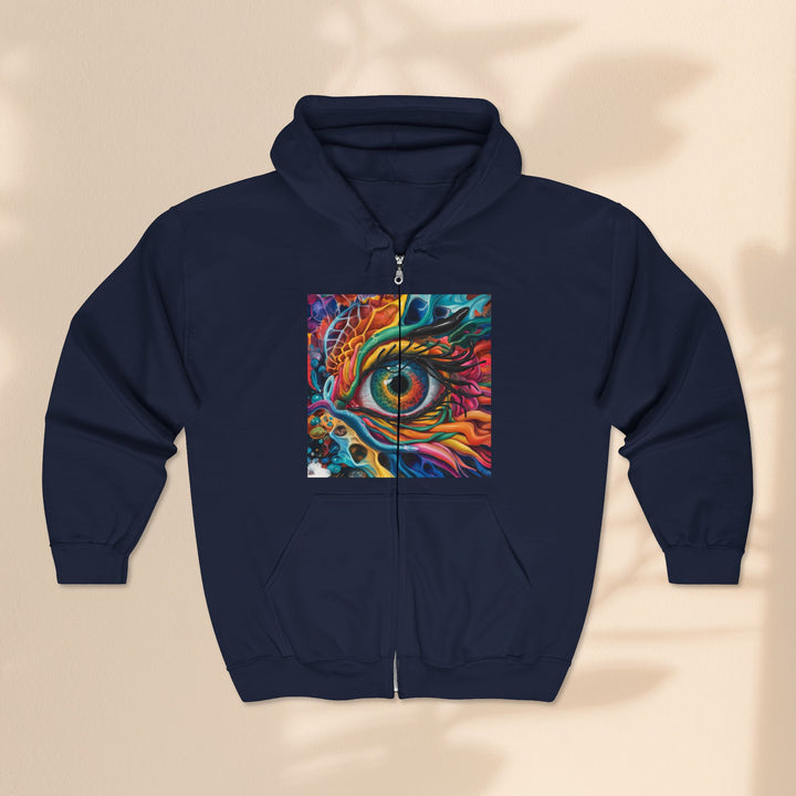 Dragon Eye - Unisex Heavy Blend™ Full Zip Hooded Sweatshirt