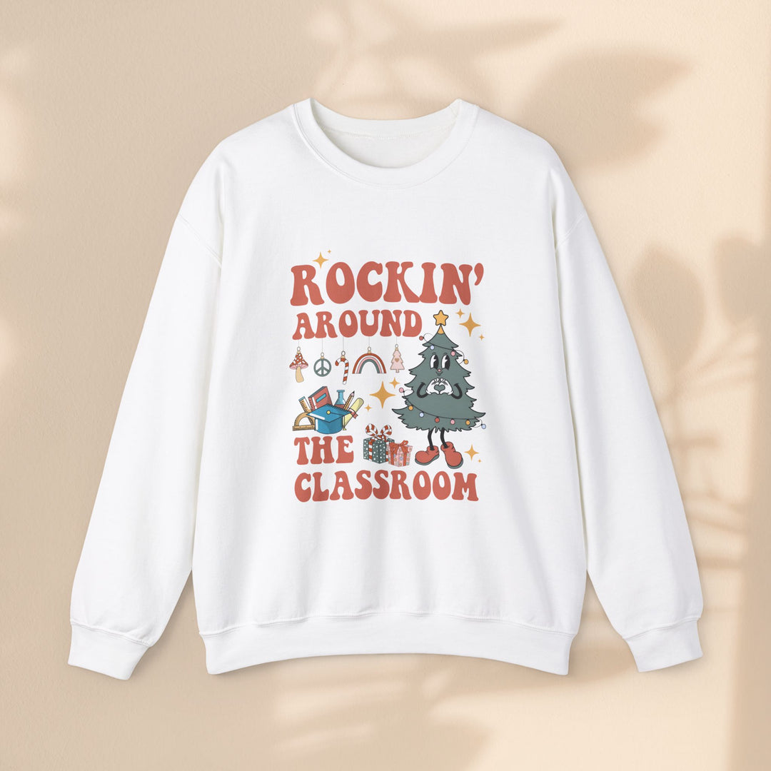 Unisex Heavy Blend™ Crewneck Sweatshirt - Rockin Around The Classroom