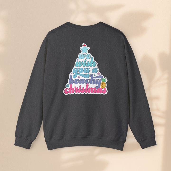 Unisex Heavy Blend™ Crewneck Sweatshirt - Beachy Christmas