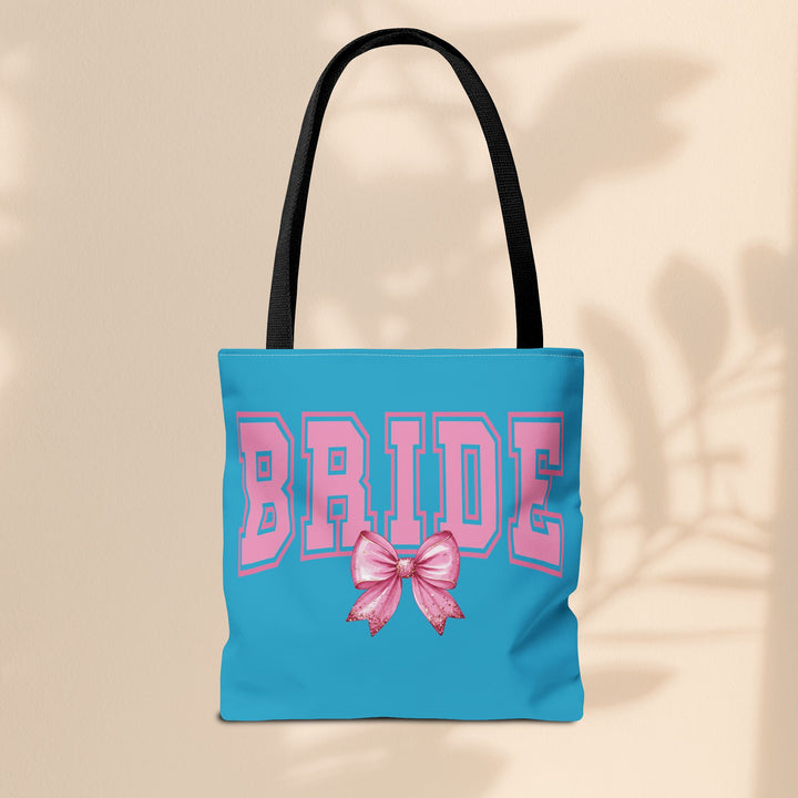 Bride Tote Bag with Bow | Bridal Shower Gift, Wedding Essentials, Bachelorette Party Accessory, Gift for Bridesmaids