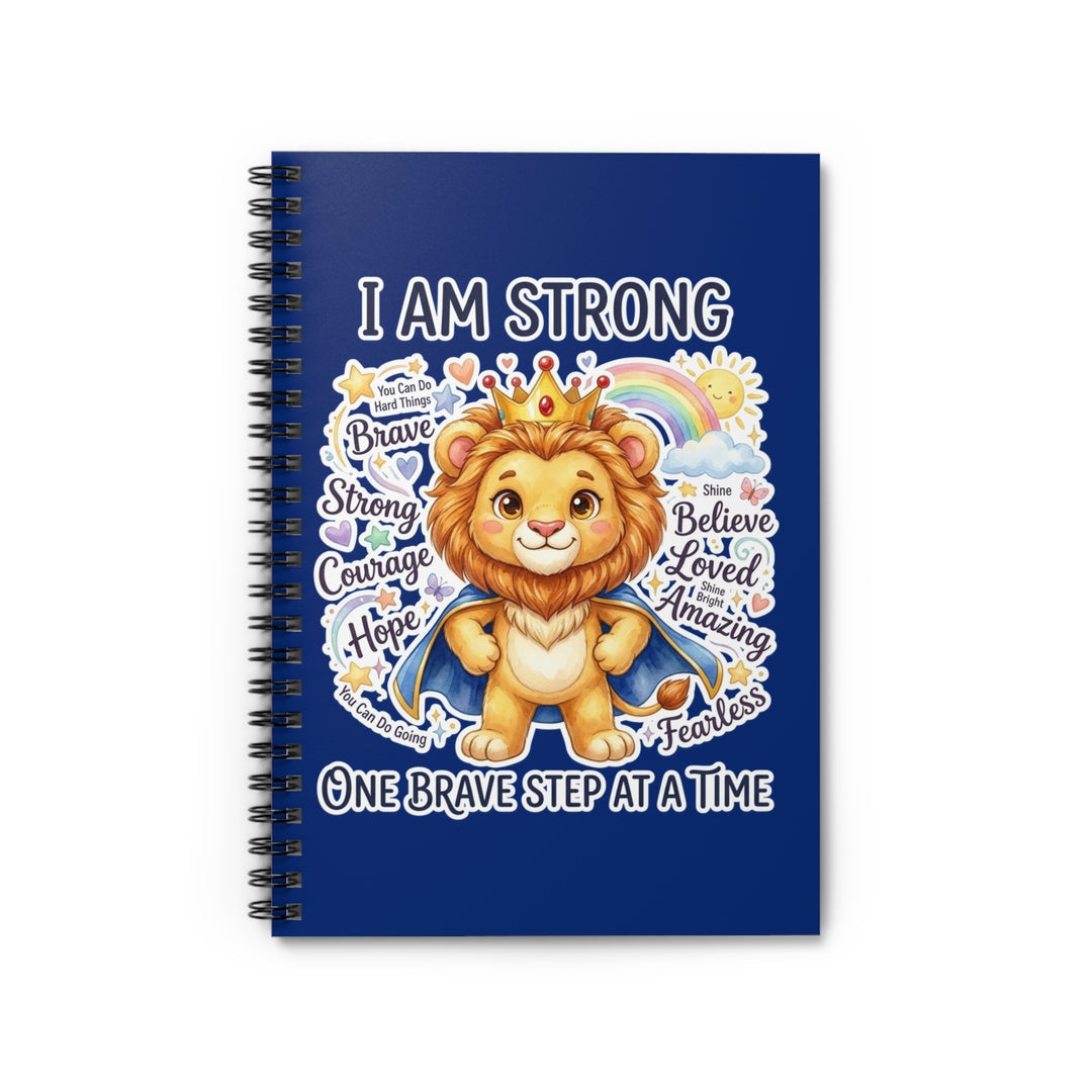 I Am Strong Lion Notebook | Brave Buddies™