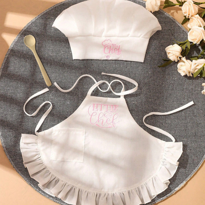 Newborn Little Chef Photo Outfit with Tall Hat