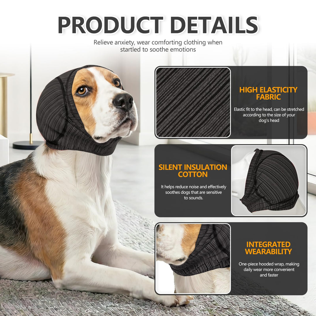 Dog Ear Cover | Noise Protection & Recovery Head Wrap