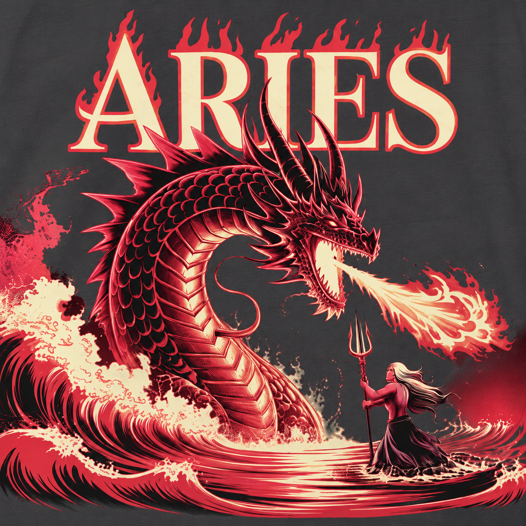 Aries Graphic T-Shirt: Unisex Astrology Tee, Zodiac Shirt for Birthdays & Everyday Wear, Perfect Gift for Aries Friends