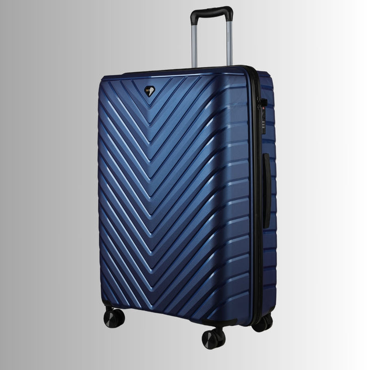 Blue Hardcase Roller Luggage Set – 3-Piece Travel Suitcase Collection