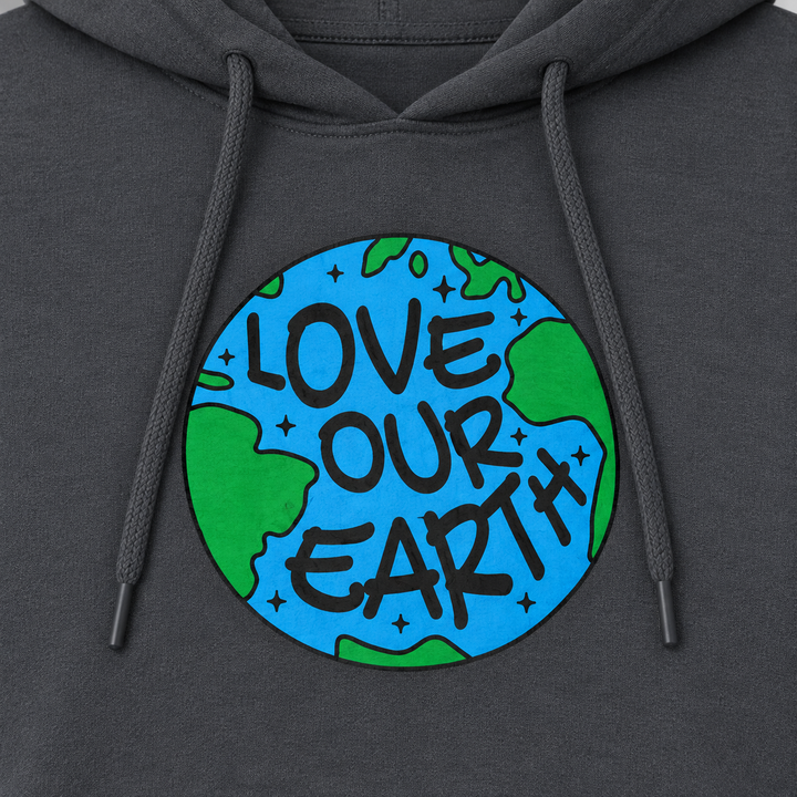 Unisex Midweight Softstyle Fleece Hoodie - Love Our Earth