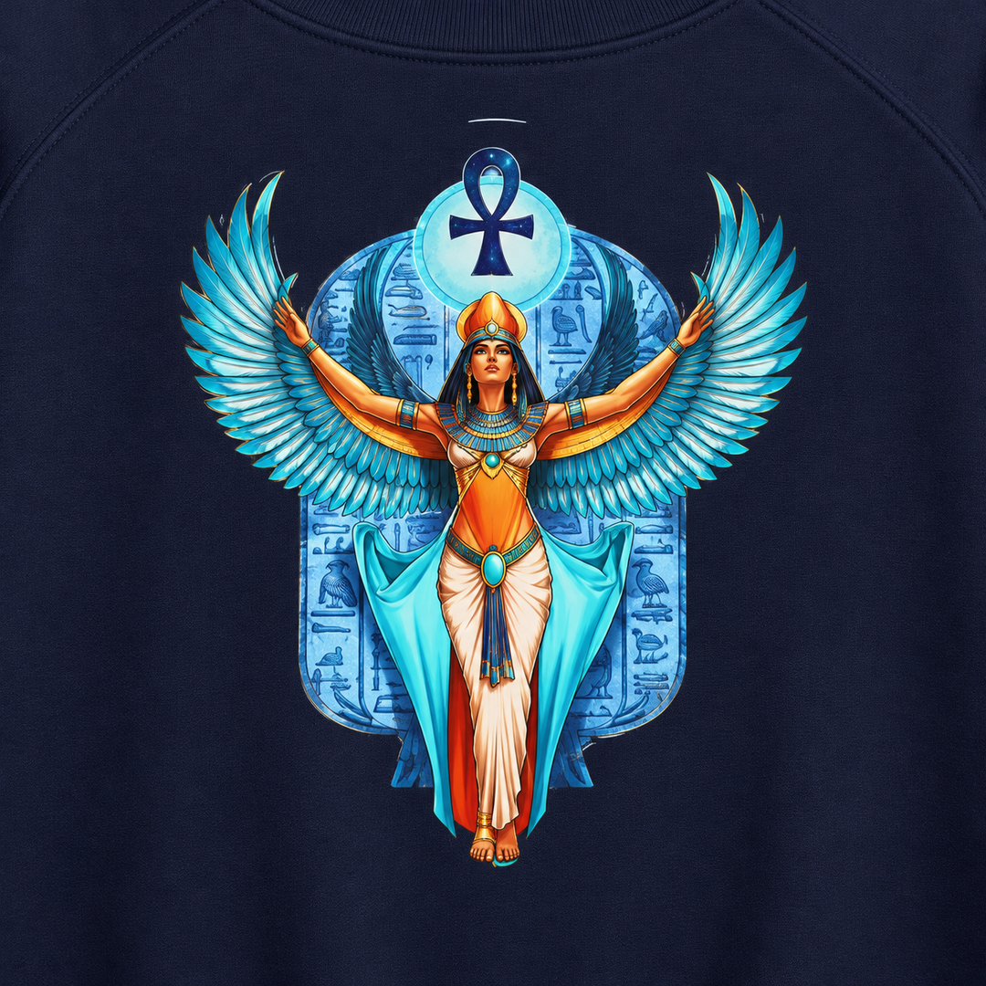 Goddess Isis Women's Cropped Fleece Pullover - Cozy & Stylish Casual Wear