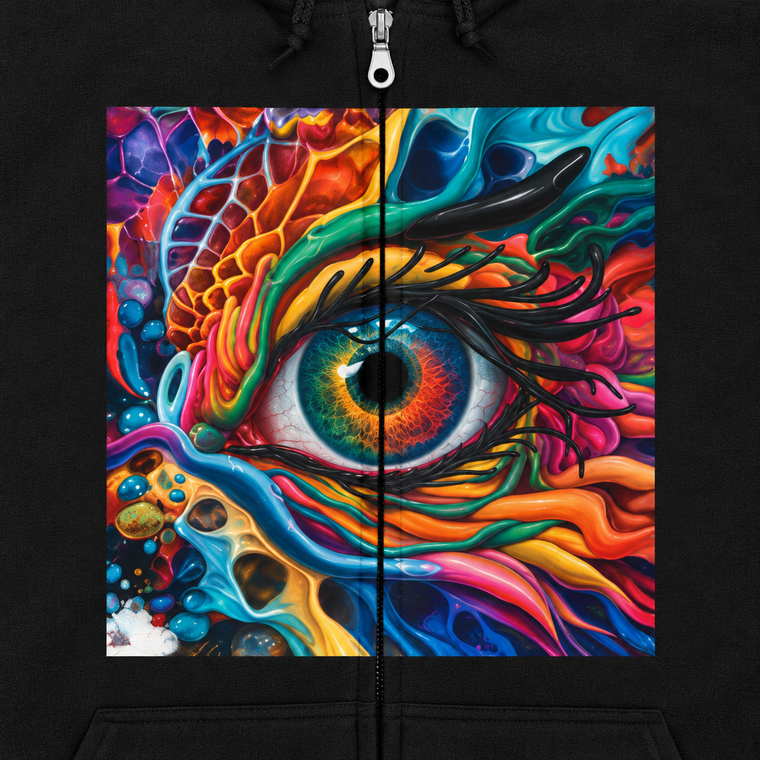 Dragon Eye - Unisex Heavy Blend™ Full Zip Hooded Sweatshirt