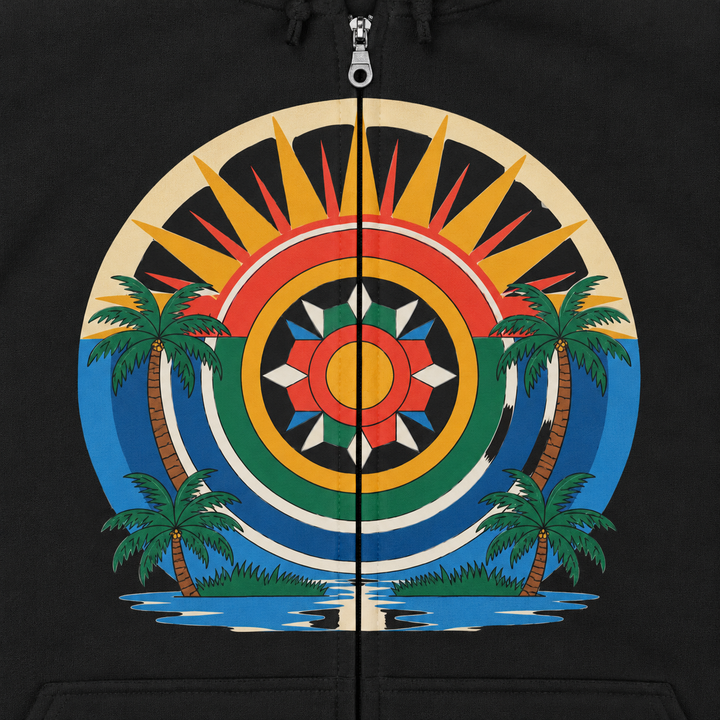 Seminole Design - Unisex Heavy Blend™ Full Zip Hooded Sweatshirt