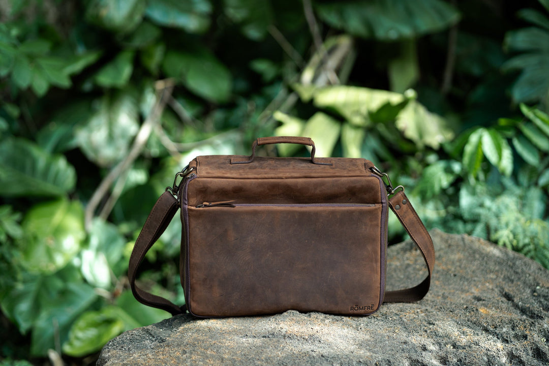 Leather CPAP Travel Bag | Full Grain Leather Travel Case