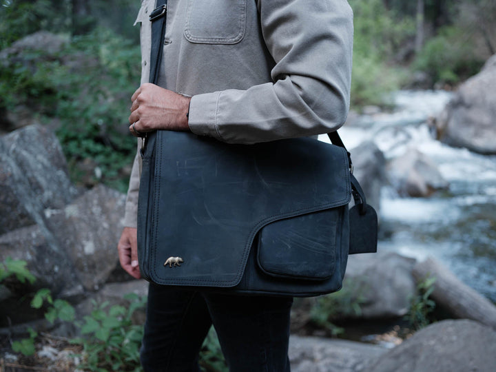 Limited Edition Yukon Leather Messenger | Full Grain Laptop Bag