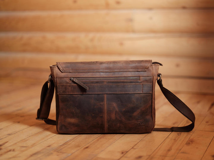 Limited Edition Yukon Leather Messenger | Full Grain Laptop Bag